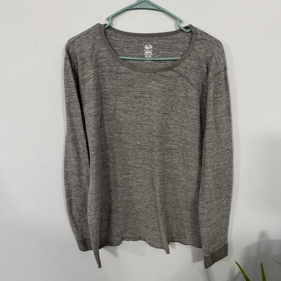 Fruit of the Loom Gray Waffle Knit "Long Underwear" Top Size XXL / 2X / 20 Layer - Picture 1 of 4